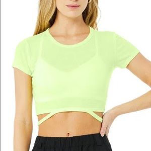 Alo Yoga Halo Crop Tee